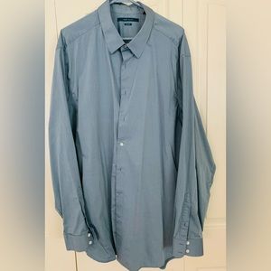 Men’s button down, long sleeve, big and tall shirt